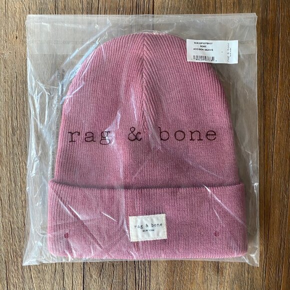 NWT rag & bone Addison Wool-Blend Beanie - Picture 5 of 5